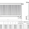 Радиатор панельный Royal Thermo VENTIL COMPACT VC11-500-500 RAL9016 M 2