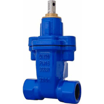 Задвижка ответвительная Benarmo 1030W DN 32 PN 16 1 1/4" ВР под Т-ключ клина с невыдвижным шпинделем, уплотнение - NBR