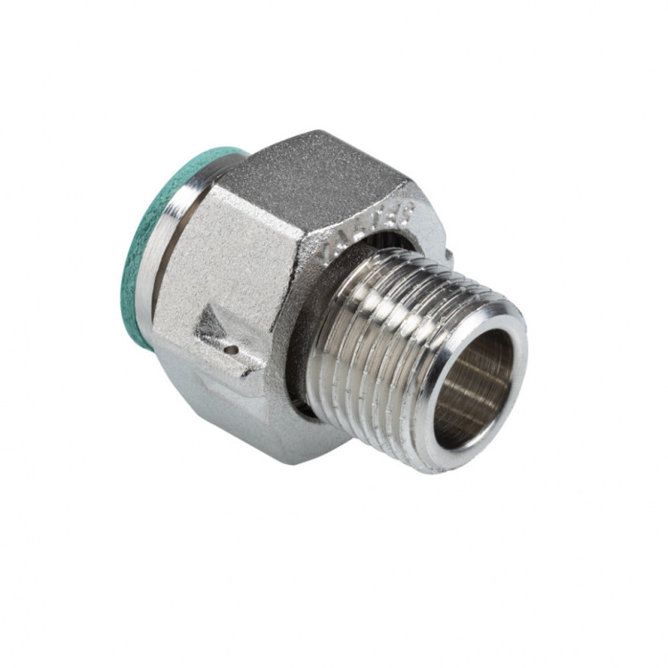 Латунный полусгон VALTEC 1/2" с накидной гайкой VTr.611.N.0004 1