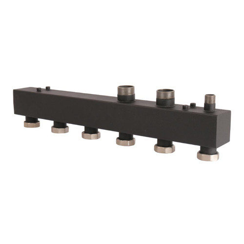 Коллектор распределительный ROMMER RDG-0017-005003 3-х контурный НР 1 1/2" Ду 40 Ру 4 без теплоизоляции