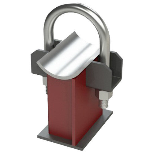 Опора Л8-192.000-11 хомутовая неподвижная