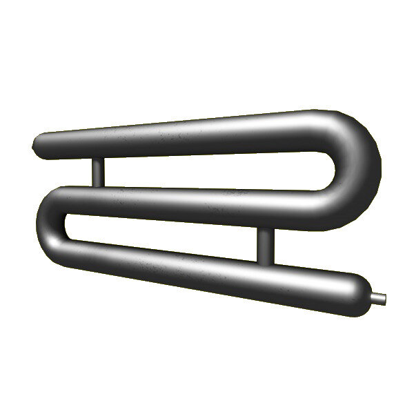 Регистр отопления РЗЭ-3x159x4,0-8000 змеевиковый трёхрядный с эллиптическими заглушками