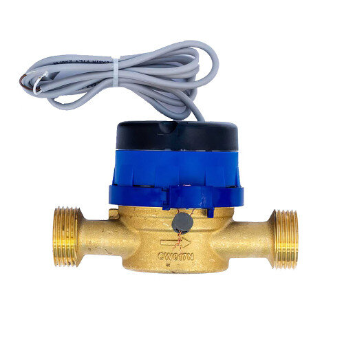 Счетчик для холодной воды Тепловодомер ВСХНд-20 класс С крыльчатый одноструйный резьбовой с импульсным выходом