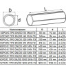 Труба гофрированная КОРСИС ПРО DN/OD 110/94 SN16 с раструбом, двухслойная для канализации 6м 2