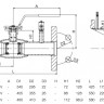 Кран шаровой NAVAL NAVALTRIM 265538 V DN 300 PN 16 регулирующий стальной фланцевый 2