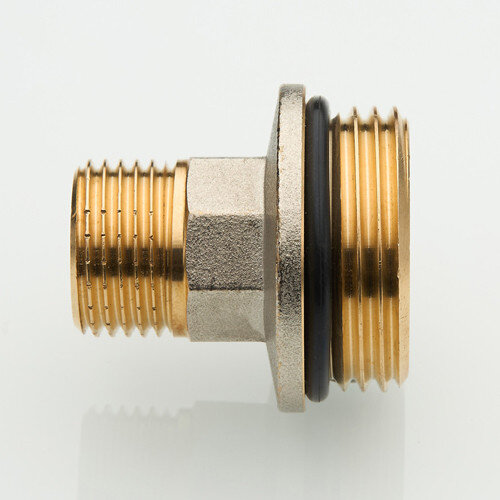 Ниппель переходной VALTEC VTr.601 ВР 1 1/2"х1 1/4" DN 40x32 PN 16 коллекторный латунный