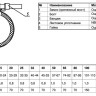 Ремонтный хомут Benarmo КРАБ 7070 DN 15 (20-24 мм) L=70 мм с замком оцинкованная сталь 3