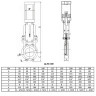 Задвижка шиберная VALSTOK VAB-013-01-D/A-NBR Ду 100 Ру 10 с пневмоприводом двусторонняя чугунная межфланцевая 4