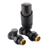 Комплект терморегулирующего оборудования Valtec VT.046 1/2" DN 15 PN 10 для радиатора прямой, черный 1