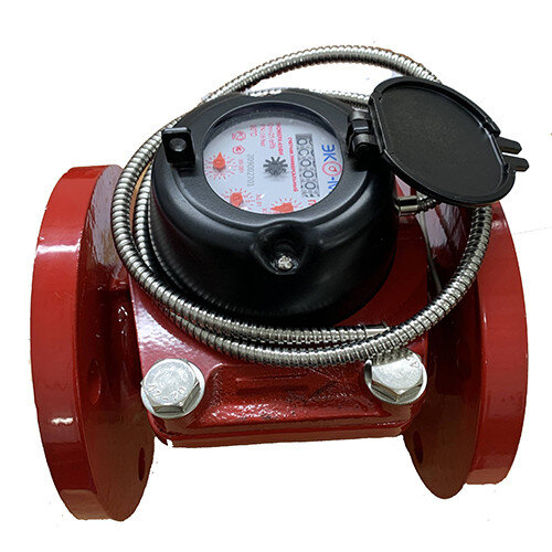 Счетчик воды ЭКОМЕРА Ду 65 фланцевый универсальный импульсный чугунный