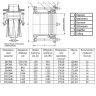 Муфта ПФРК DN 1600 (1668 мм) PN 10 соединительная для чугунных и стальных труб 3