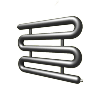 Регистр отопления РЗЭ-5x108x3,0-5000 змеевиковый пятирядный с эллиптическими заглушками