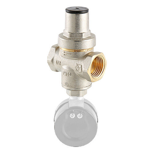 Редуктор давления VALTEC VT.088.N.0555SM 3/4'' DN 20 PN 16 поршневой, регулируемый, прямого действия, без манометра-индикатора, латунный с никелевым покрытием