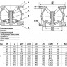 Клапан обратный Benarmo 3020 DN 50 PN 16 пружинный фланцевый с чугунным диском 2