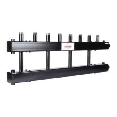 Коллектор распределительный Askon Дублер КК-25М/125/40/4D 4-х контурный ВР-НР 1"x1 1/2" Ду 25 Ру 6 без теплоизоляции