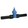 Задвижка AVK 36/8X DN 25 PN 16 ответвительная с ПЭ патрубками фланцевая 1