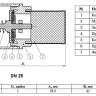 Клапан обратный VALFEX VF.161.NS НР 1" DN 25 PN 16 с фильтром 2