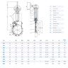Задвижка DENDOR K21GV DN 1200 PN 2 шиберная межфланцевая 2