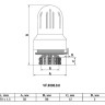 Термоголовка VALFEX VF.3000 ВР М30х1,5 DN 15 PN 10 жидкостная 2