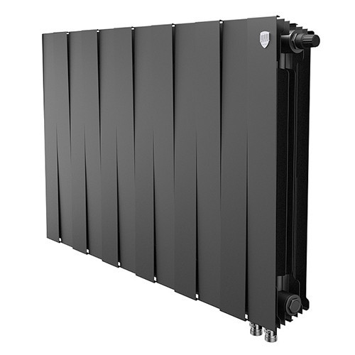 Радиатор биметаллический Royal Thermo PianoForte 500 VD (12 секций) Noir Sable 1