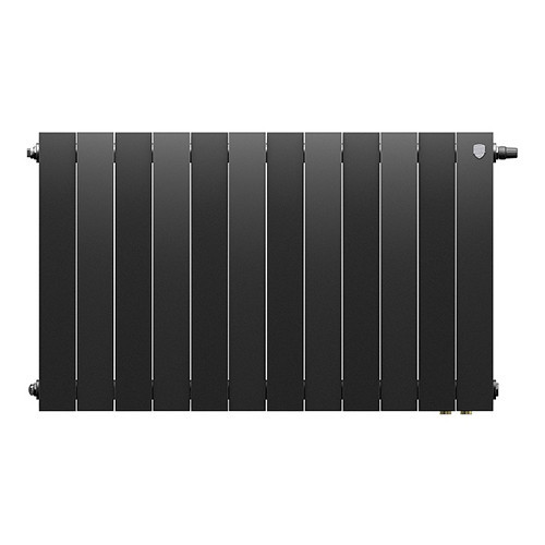 Радиатор биметаллический Royal Thermo PianoForte 500 VD (12 секций) Noir Sable 2