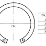 Кольцо фиксирующее Stahlmann DN 32 из нержавеющей стали 2