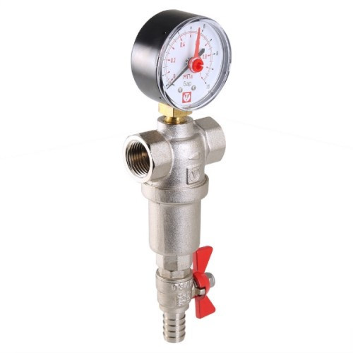 Фильтр механической очистки Valtec VT.389 3/4" DN 20 PN 16 промывной каскадный 1