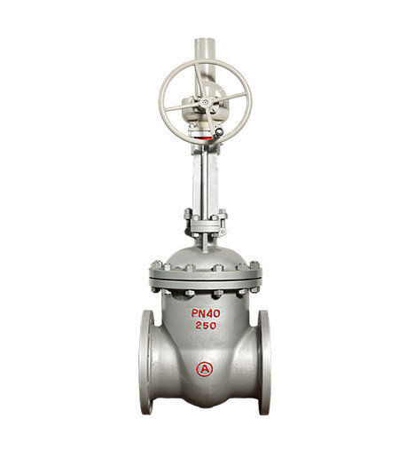 Задвижка 30лс515нж Ду400 Ру 40 стальная с редуктором