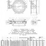 Затвор дисковый чугунный Benarmo DN 350 PN 10/16 поворотный фланцевый двухэксцентриковый с редуктором 2