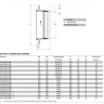 Фланец AVK COMBI 05/62 DN 250/250 PN 16 обжимной нефиксирующего типа для ПВХ труб 2