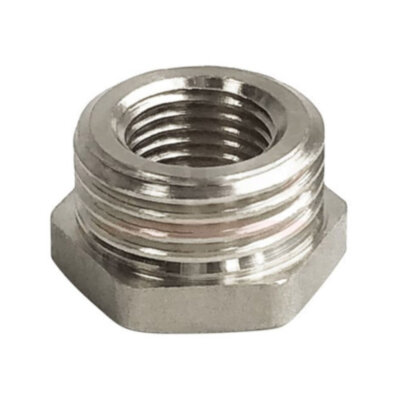 Футорка VALFEX VF.581 ВР-НР 1/2"x3/8" Ду 15x10 Ру 40 никелированная латунная