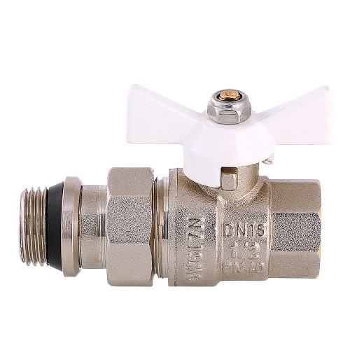 Кран шаровой VALTEC BASE 3/4" Ду20 Ру40 с полусгоном и дополнительным уплотнением VT.227.NRW.05 2