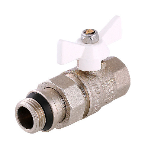 Кран шаровой VALTEC BASE 3/4" Ду20 Ру40 с полусгоном и дополнительным уплотнением VT.227.NRW.05 3