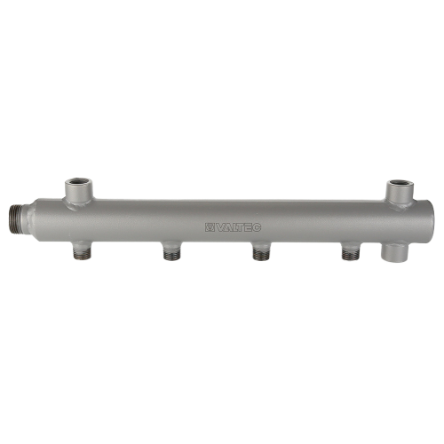 Коллектор распределительный VALTEC VTc.510.BS.060407 7 отводов ВР-НР 1"x1/2" DN 25 PN 16 без регулировки 3