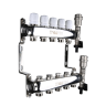 Коллекторная группа VALTEC VTc.588.EMNX.0606 6-ти контурный ВР-НР 1"x3/4" DN 25 PN 9 с регулирующими и балансировочными клапанами 4