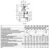 Задвижка клиновая ABRA A40-BS DN 450 чугунная фланцевая с голым штоком 2