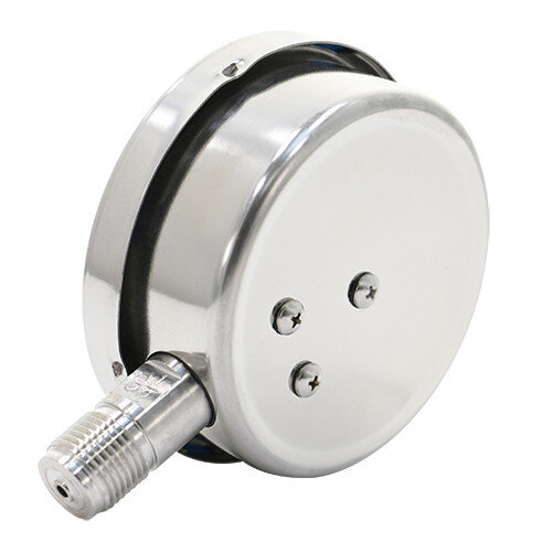 Манометр (вакуумметр) ЭКОМЕРА МД90 Ду 100 мм Ру 0-0,4 МПа гидрозаполненный коррозионностойкий