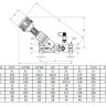 Клапан Cim 737 1/2" UL Ру 20 балансировочный Cimberio 3