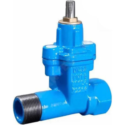 Задвижка ответвительная Benarmo DN 50х50 PN 16 2" ВР/НР под Т-ключ с невыдвижным шпинделем, уплотнение - NBR