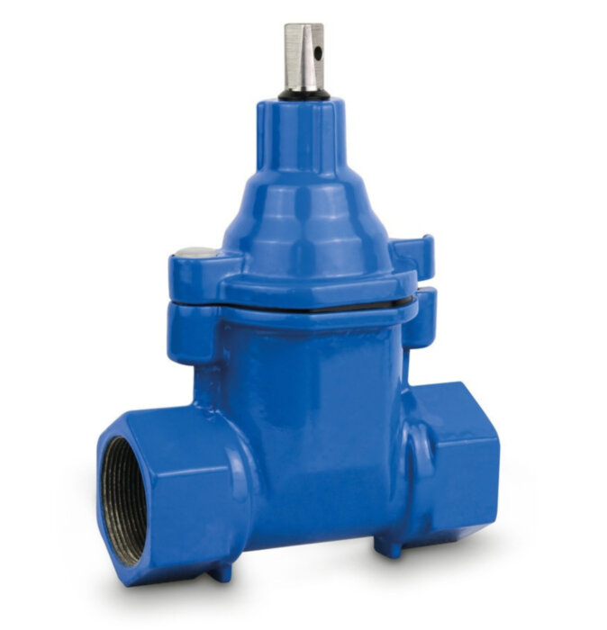 Задвижка муфтовая FAF 6600 DN 25 PN 16 резьбовая клиновая чугунная с обрезиненным клином муфтовая