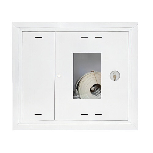 Шкаф пожарный ФАЭКС ШПК 315 ВОБ универсальный стандарт встроенный открытый белый с замком