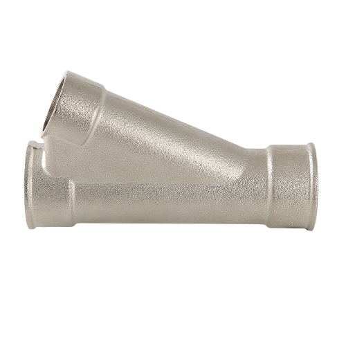 Латунный тройник VALTEC 1/2" x 1/2" косой для гильзы под погружной датчик температуры VTr.136.N.0404