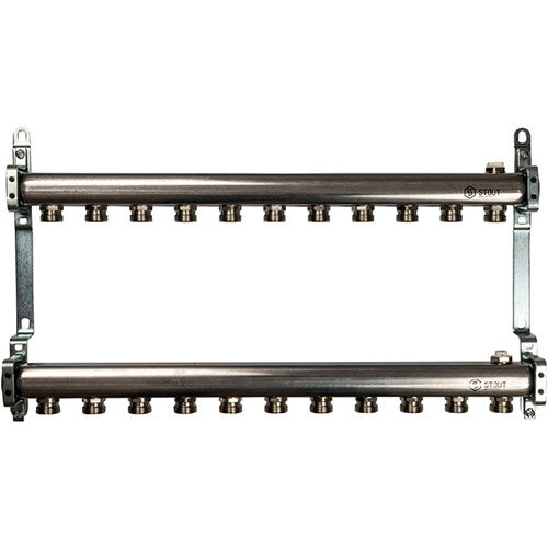 Коллектор STOUT для радиаторной разводки 11 выходов