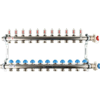 Распределительный коллектор REHAU HKV-D на 11 контуров