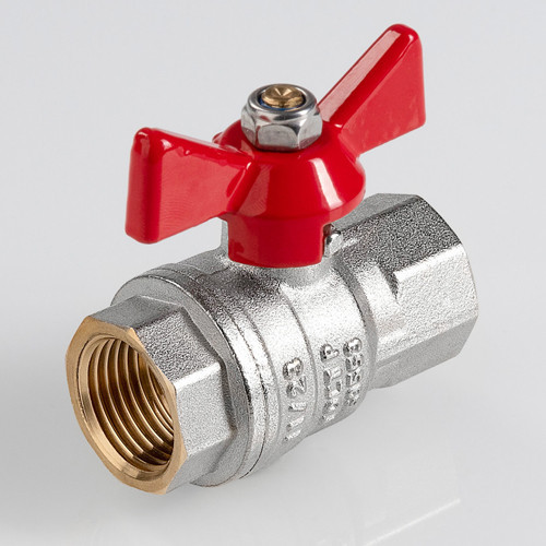 Кран шаровый VALTEC VT.417 ГОСТ Р 59553-2021 ВР 1" DN 25 PN 40 никелированный латунный 4
