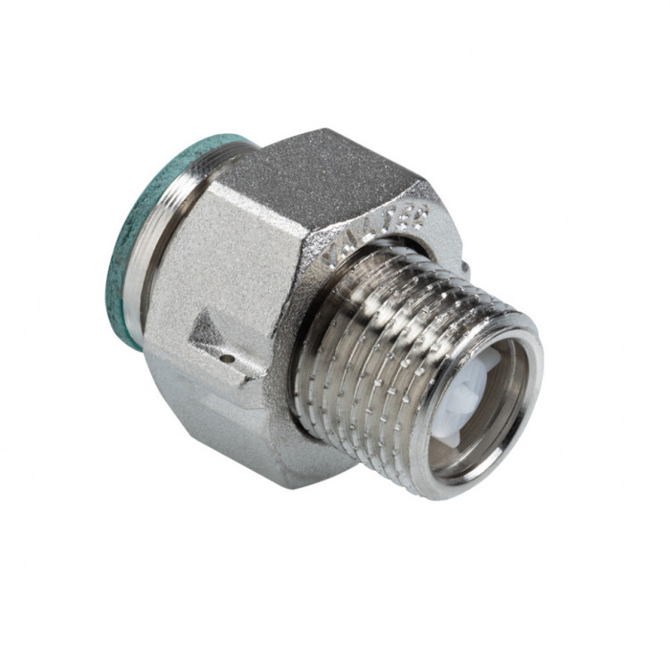 Латунный полусгон VALTEC 1/2" с накидной гайкой и обратным клапаном VTr.612.N.0004 1