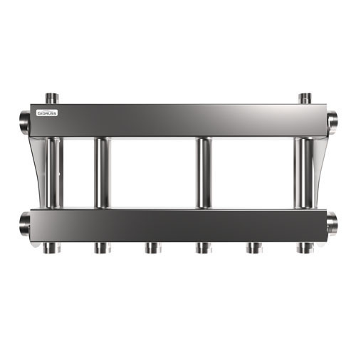 Коллектор распределительный GIDRUSS MKSS-250-3x32 3-х контурный НР 2"x1 1/4" Ду 50 Ру 6 модульный 2