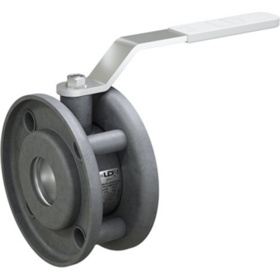 Кран шаровой LD Стриж 050.016.Н/П.03.Zn Ду 50 Ру 16 стальной неполнопроходный межфланцевый