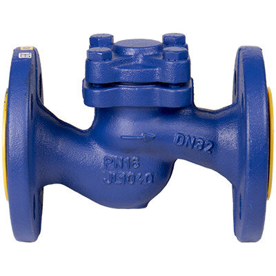 Клапан обратный подъемный ZETKAMA 287A Ду250 Ру16 чугунный фланцевый zCHE 287A250C31