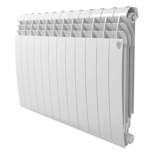Алюминиевый радиатор Royal Thermo BiLiner Alum 500 - 12 секц. Bianco Traffico 1